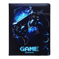 Дневник 1-11кл. "GAME" универсальный блок, 48 листов, белая бумага 80 г/м&sup2;, печать в 1 краску, твердая обложка из искусственной кожи с поролоном, цветная печать, отстрочка, цветной форзац, 1 ляссе