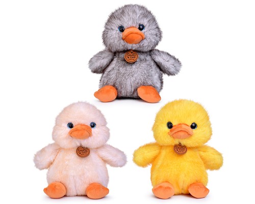 Мягкая игрушка "Утенок Кря с надписью" 24 см