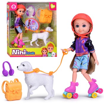 Кукла с аксессуарами "Кристина на прогулке" в коробке