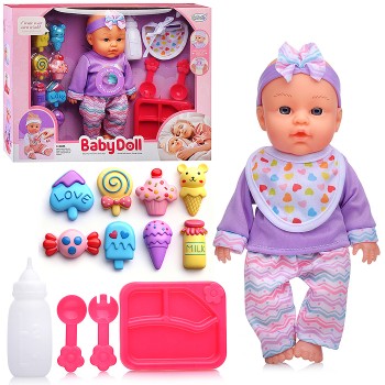 Пупс "Катя" (пьет, писает) с аксессуарами, в коробке