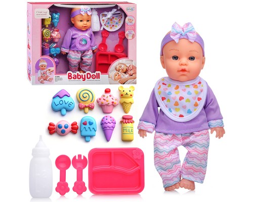 Пупс "Катя" (пьет, писает) с аксессуарами, в коробке