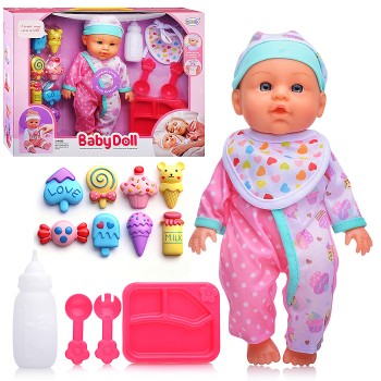 Пупс "Аня" (пьет, писает) с аксессуарами, в коробке