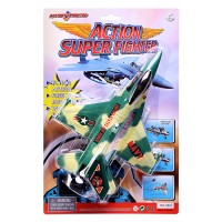 Самолет "Боевой полет-3" на батарейках, на листе