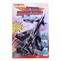 Самолет "Боевой полет-4" на батарейках, на листе