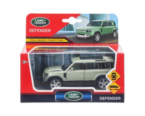 Модель металл Land Rover Defender, 11 см, двери, инерция