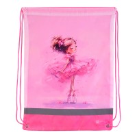 Мешок для обуви "Балерина в кедах" 1 отделение, 36x48 см, полиэстер