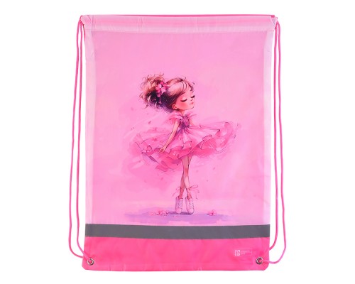 Мешок для обуви "Балерина в кедах" 1 отделение, 36x48 см, полиэстер