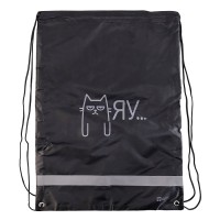 Мешок для обуви "Мяу" 1 отделение, 36x48 см, полиэстер