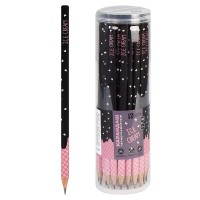 Карандаш чернографитный "Мороженое" HB форма корпуса: трёхгранная, материал корпуса: светлое дерево, заточен.