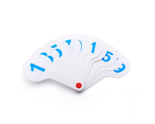 Касса-веер "Цифры" цифры до 20, 1 веер в упаковке