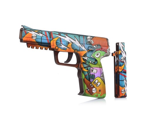 Пистолет резинкострел с глушителем "Осиный укус"