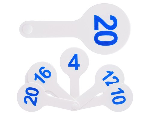 Веер-касса (цифры от 1 до 20)