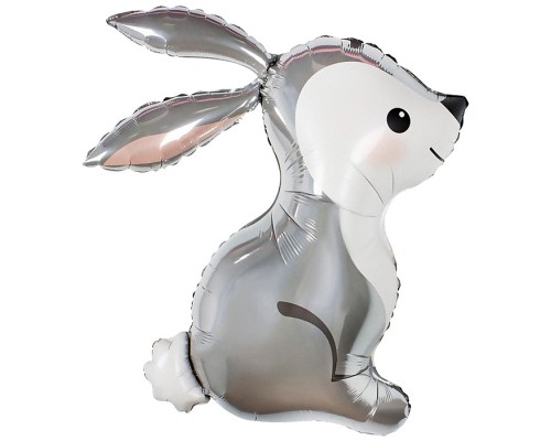 Шар (31''/79 см) Фигура, Лесной Заяц, 1 шт. в уп.