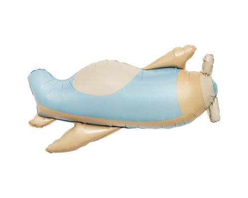 Шар (31''/79 см) Фигура, Самолет, Сатин, 1 шт. в уп.