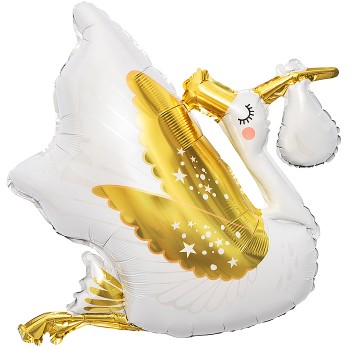Шар (34''/86 см) Фигура, Аист, 1 шт. в уп.