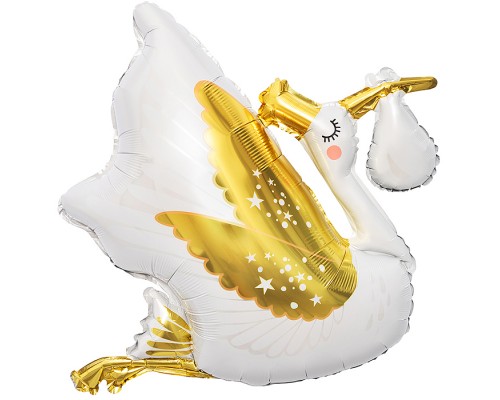 Шар (34''/86 см) Фигура, Аист, 1 шт. в уп.