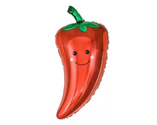 Шар (26''/66 см) Фигура, Перчик Чили, Красный, 1 шт. в уп.