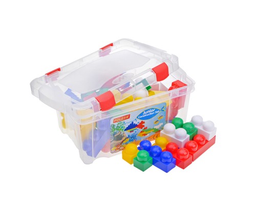 Конструктор "Юниор" (54 элемента в контейнере)