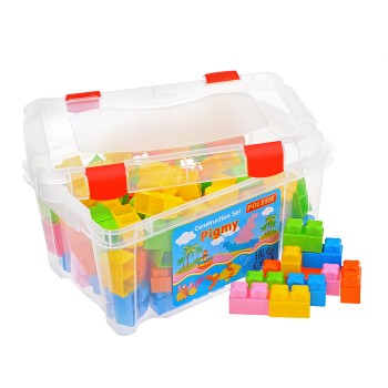 Конструктор "Малютка" (132 элемента) (в контейнере)