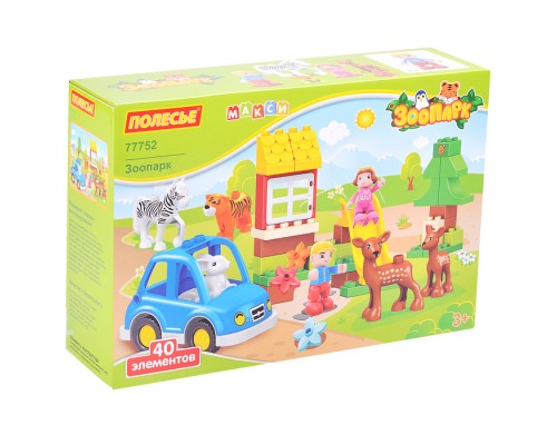 Конструктор "Макси" - "Зоопарк" (40 элементов)