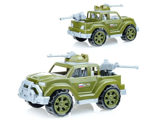 Автомобиль-пикап военный "Легионер-мини" с 2-мя пулемётами (в сеточке)