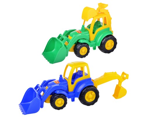 Чемпион трактор с лопатой и ковшом