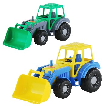 Алтай, трактор-погрузчик