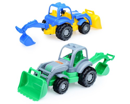 Крепыш, трактор-экскаватор