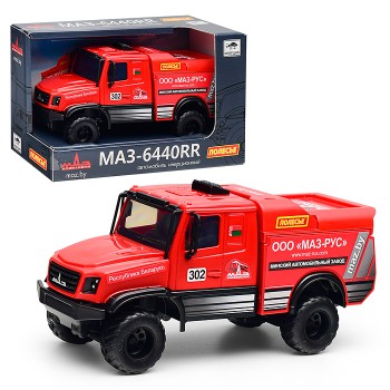 Гоночный грузовик МАЗ-6440RR инерционный (в коробке)