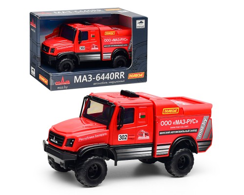 Гоночный грузовик МАЗ-6440RR инерционный (в коробке)