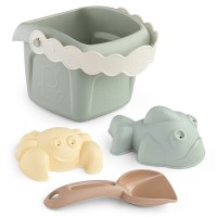 Набор для песка (ведро малое, совок, 2 формочки). Серия "Эстетика"