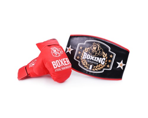 Боксерский набор (пояс, перчатки)