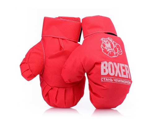 Детские игровые боксерские перчатки (2 шт.) ткань в сетке