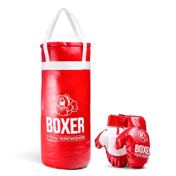 Боксерский набор №4 60см (красный)