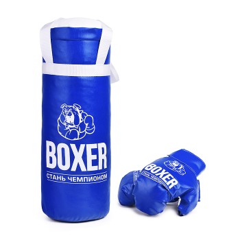 Боксерский набор №2 40см (синий)
