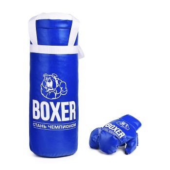 Боксерский набор №4 60см (синий)