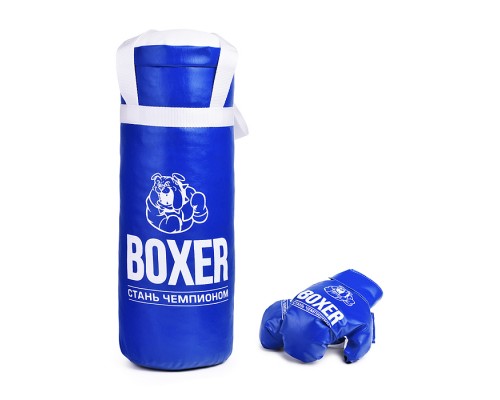Боксерский набор №4 60см (синий)