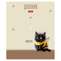 Дневник 1-11кл. 40л А5ф "Жж-мяу" тв.переплет запечат. форзац ламинация