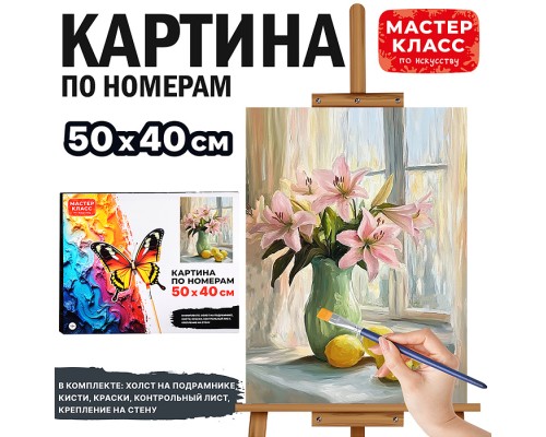 Набор для рисования "Картина по номерам 40*50 см. Натюрморт"