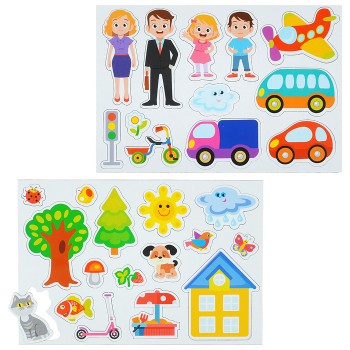 Магниты "Мои первые магниты". Серия Магнитные истории (европодвес, 6х10шт)