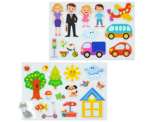 Магниты "Мои первые магниты". Серия Магнитные истории (европодвес, 6х10шт)