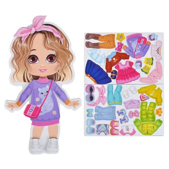 Игра магнитная "Одевашки. Модная девчонка. Ксюша"