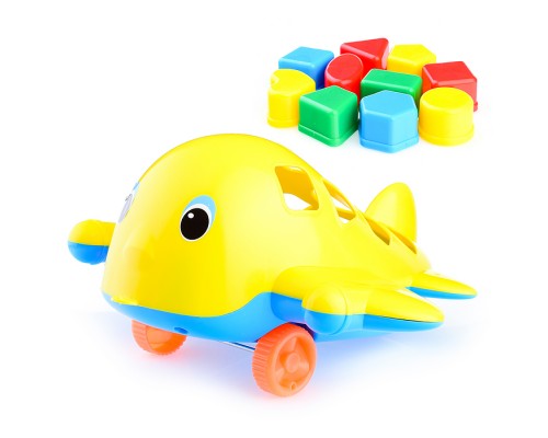 Самолет "Кит" с логическими фигурами