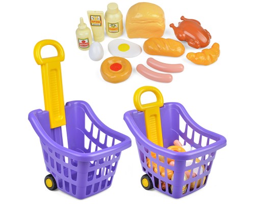 Корзина для супермаркета с продуктами 13 пр.