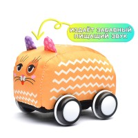 Машинка мягкая "Котик"