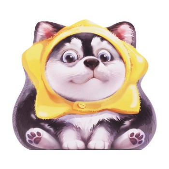 Блокнот 32л. "Хаски-звезда" 130х120 мм