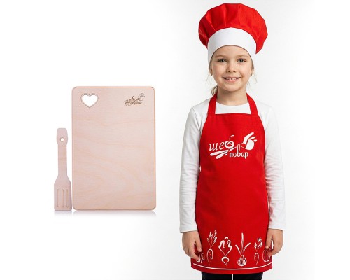 Набор "Шеф-повар" красный