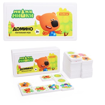Настольная игра "Домино" "Ми-ми-мишки" (28 элементов)