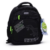 Рюкзак "Grade. T-Rex" школьный жесткий 37x28x16 см (16 л) вес 700 г, плотный износостойкий полиэстер с водоотталкивающей пропиткой, 2 просторных отделения на молнии (одно отделение с разделителями для учебников, другое отделение с органайзером и