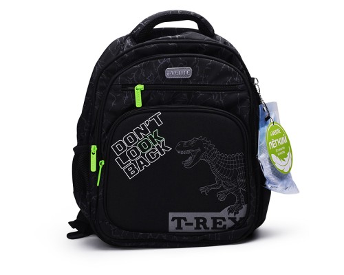 Рюкзак "Grade. T-Rex" школьный жесткий 37x28x16 см (16 л) вес 700 г, плотный износостойкий полиэстер с водоотталкивающей пропиткой, 2 просторных отделения на молнии (одно отделение с разделителями для учебников, другое отделение с органайзером и